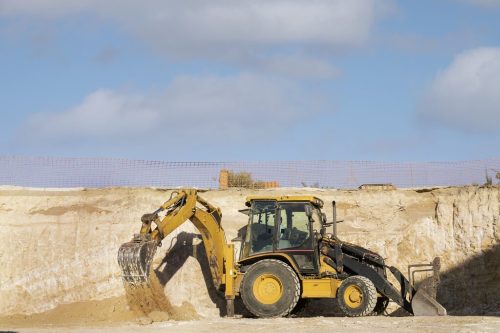 excavator-digging-ground-day-light